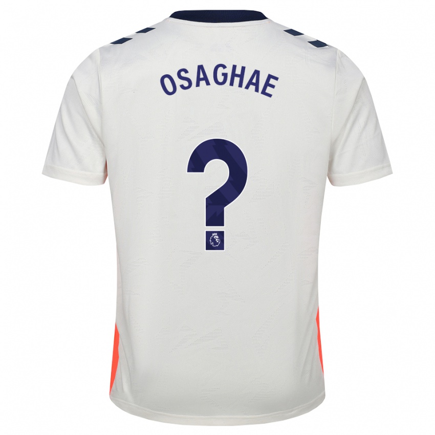 גברים Leon Osaghae #0 לבן כתום כחול מלכותי הרחק ג'רזי 2026/27 חולצה קצרה