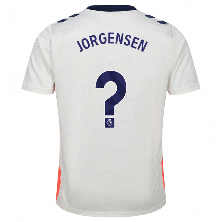 גברים Oscar Jorgensen #0 לבן כתום כחול מלכותי הרחק ג'רזי 2026/27 חולצה קצרה