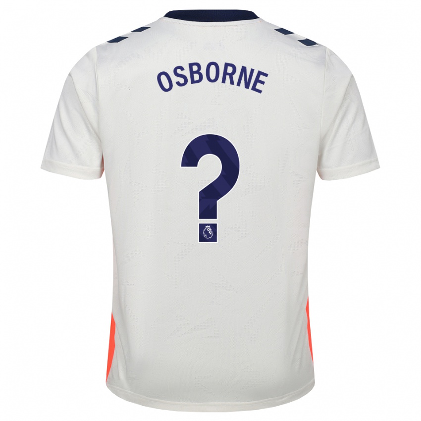 גברים Lucas Osborne #0 לבן כתום כחול מלכותי הרחק ג'רזי 2026/27 חולצה קצרה