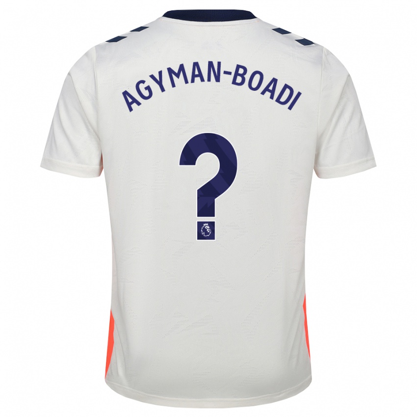 גברים Ivan Agyman-Boadi #0 לבן כתום כחול מלכותי הרחק ג'רזי 2026/27 חולצה קצרה