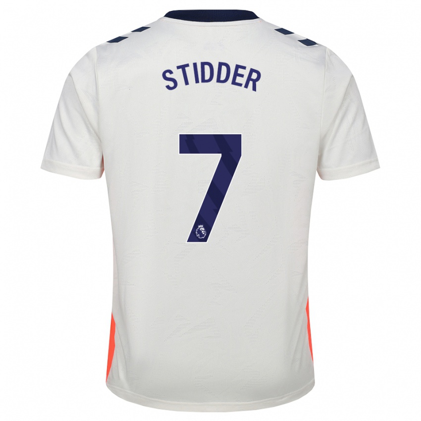 גברים Joshua Stidder #7 לבן כתום כחול מלכותי הרחק ג'רזי 2026/27 חולצה קצרה