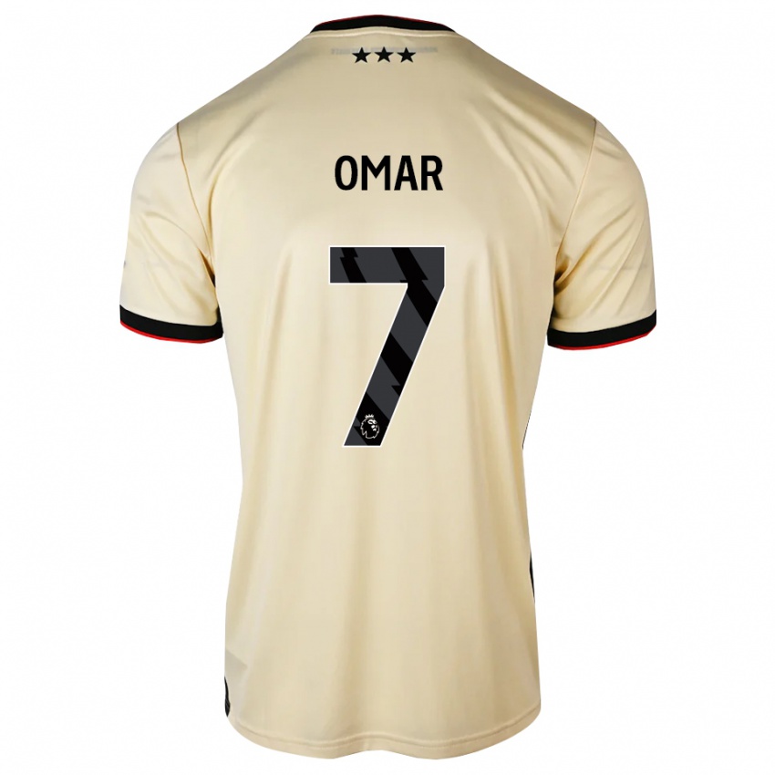 גברים Ahmed Omar #7 שיפון לימון שחור אדום הרחק ג'רזי 2026/27 חולצה קצרה