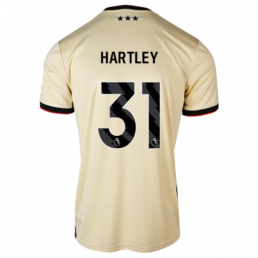 גברים Laura Hartley #31 שיפון לימון שחור אדום הרחק ג'רזי 2026/27 חולצה קצרה