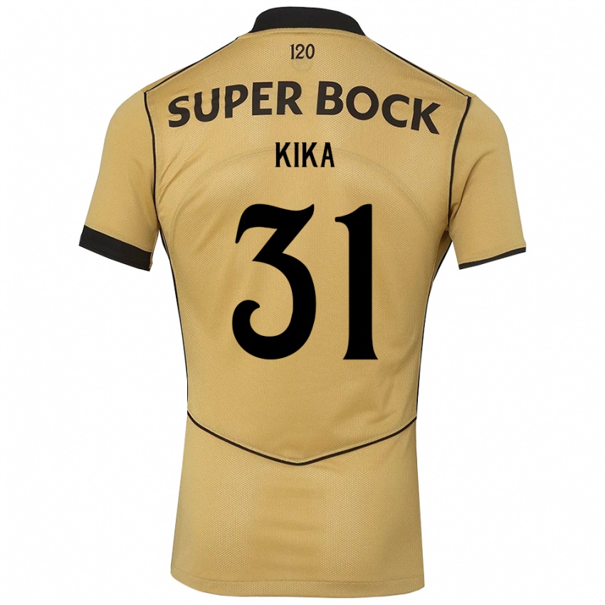 גברים Kika #31 זהב שחור הרחק ג'רזי 2026/27 חולצה קצרה