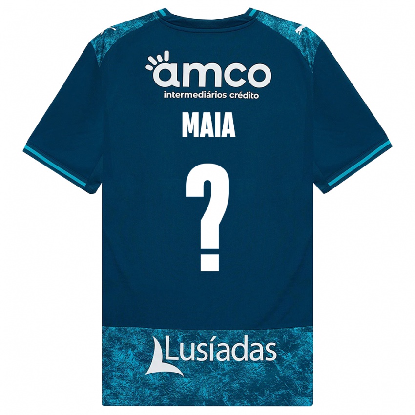 גברים João Maia #0 אפור כהה טורקיז בינוני הרחק ג'רזי 2026/27 חולצה קצרה