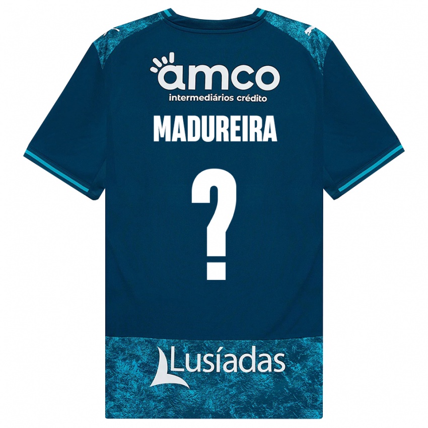 גברים João Madureira #0 אפור כהה טורקיז בינוני הרחק ג'רזי 2026/27 חולצה קצרה