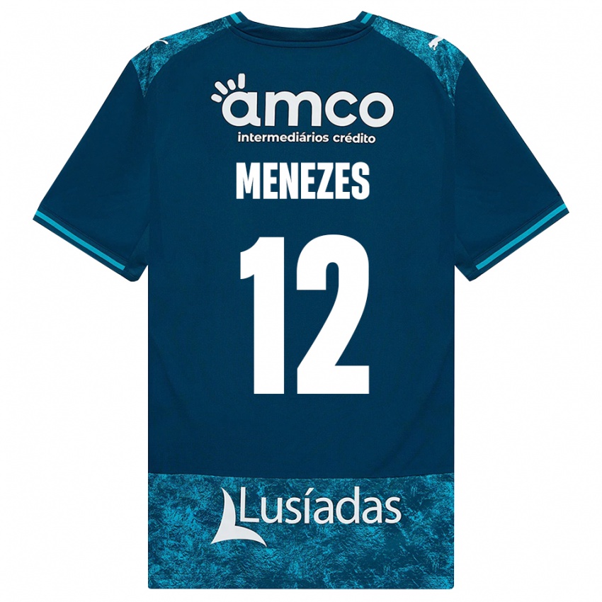 גברים Gabriel Menezes #12 אפור כהה טורקיז בינוני הרחק ג'רזי 2026/27 חולצה קצרה