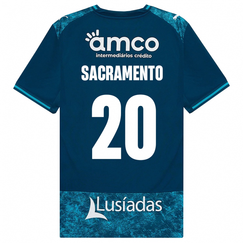 גברים Medgilson Sacramento #20 אפור כהה טורקיז בינוני הרחק ג'רזי 2026/27 חולצה קצרה