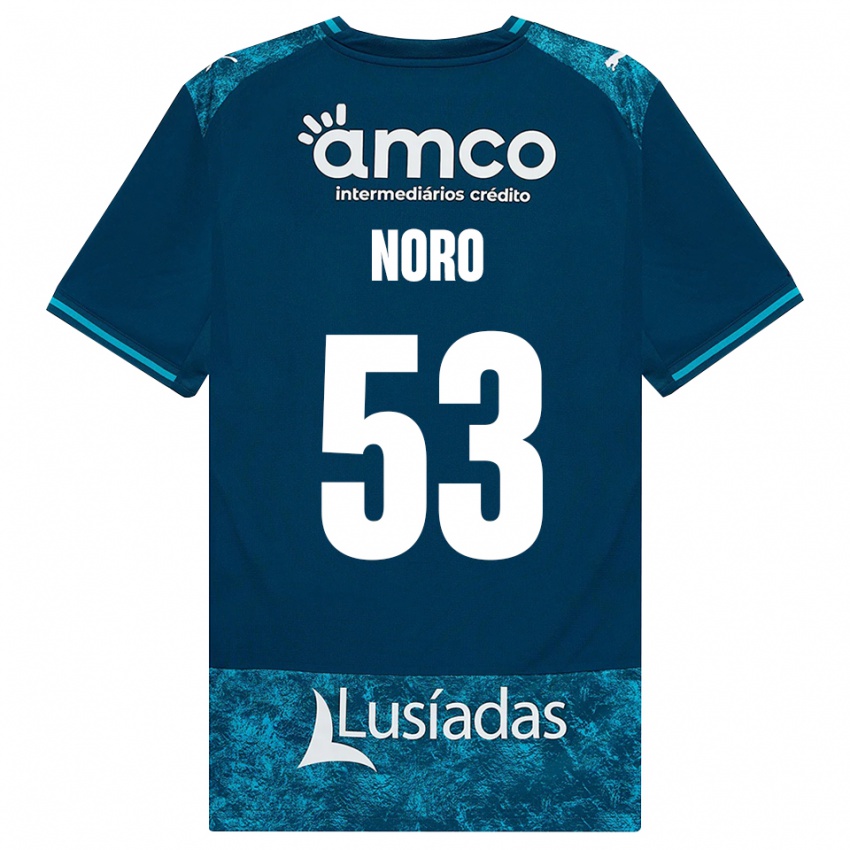 גברים Jonatás Noro #53 אפור כהה טורקיז בינוני הרחק ג'רזי 2026/27 חולצה קצרה