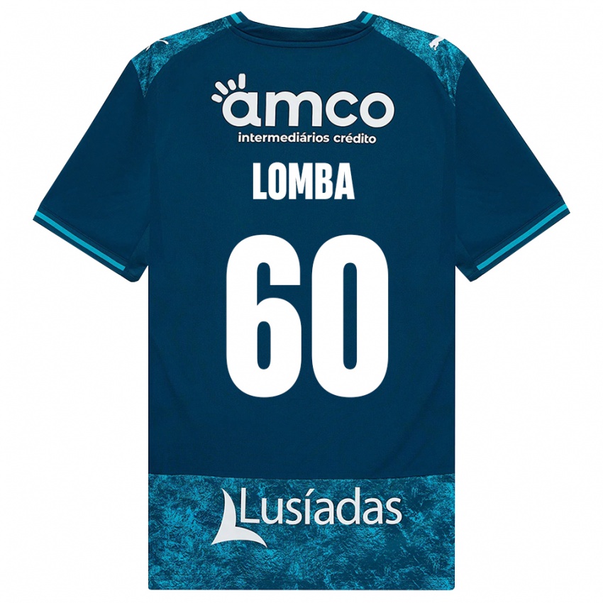 גברים João Lomba #60 אפור כהה טורקיז בינוני הרחק ג'רזי 2026/27 חולצה קצרה