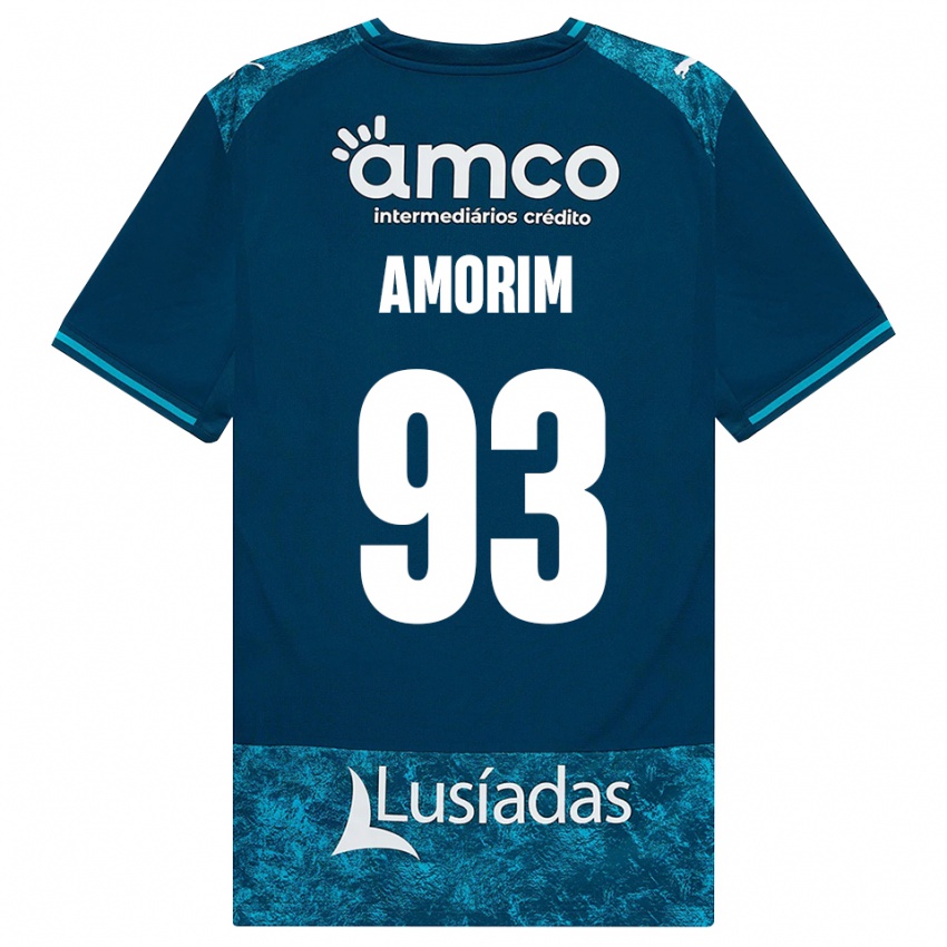 גברים Renato Amorim #93 אפור כהה טורקיז בינוני הרחק ג'רזי 2026/27 חולצה קצרה