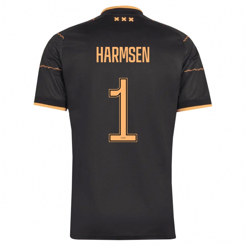 גברים Tymo Harmsen #1 שחור כתום הרחק ג'רזי 2026/27 חולצה קצרה