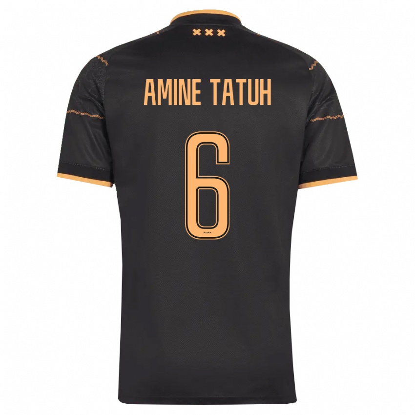 גברים Mohammed Amine Tatuh #6 שחור כתום הרחק ג'רזי 2026/27 חולצה קצרה