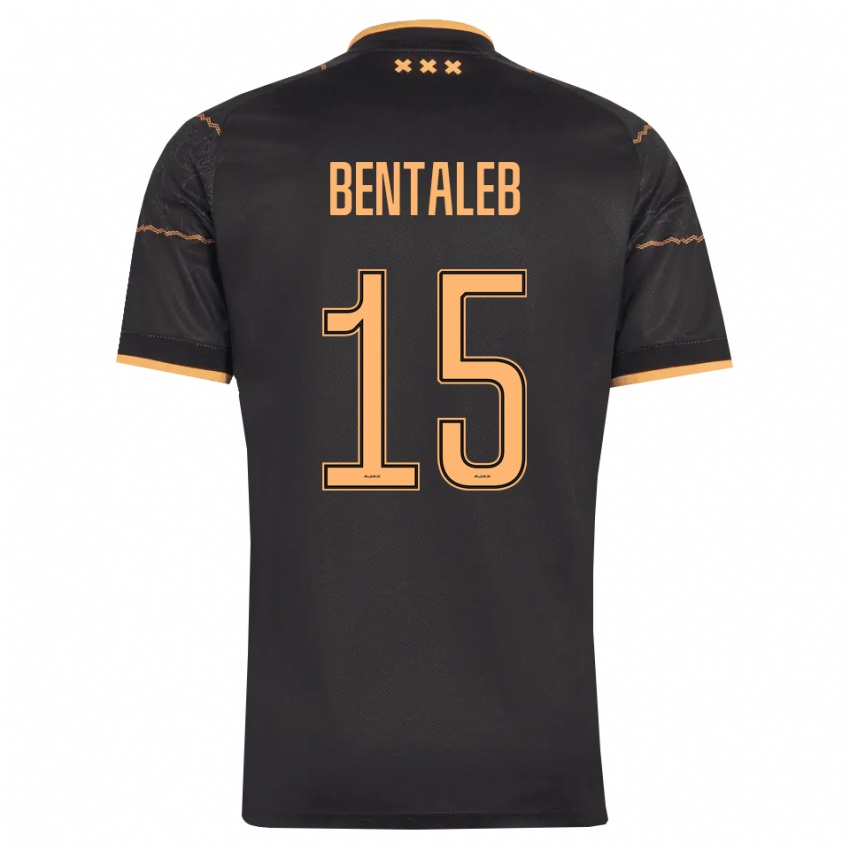 גברים Marouane Bentaleb #15 שחור כתום הרחק ג'רזי 2026/27 חולצה קצרה