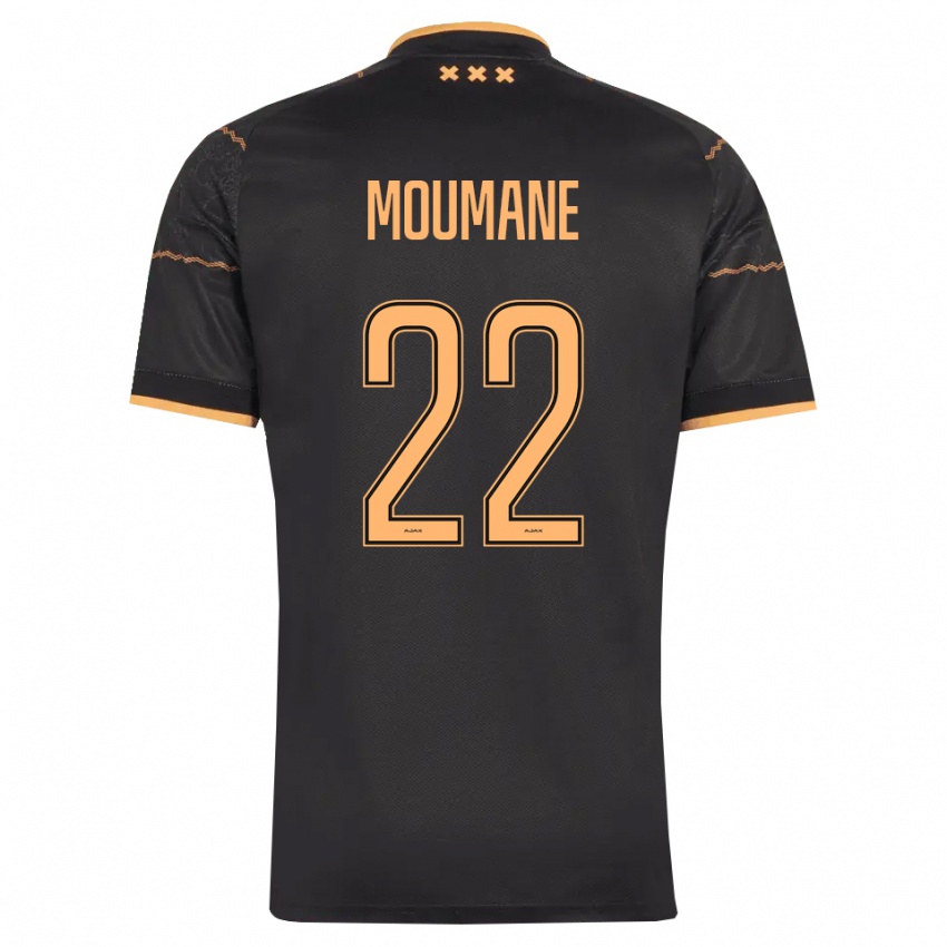 גברים Anass Moumane #22 שחור כתום הרחק ג'רזי 2026/27 חולצה קצרה