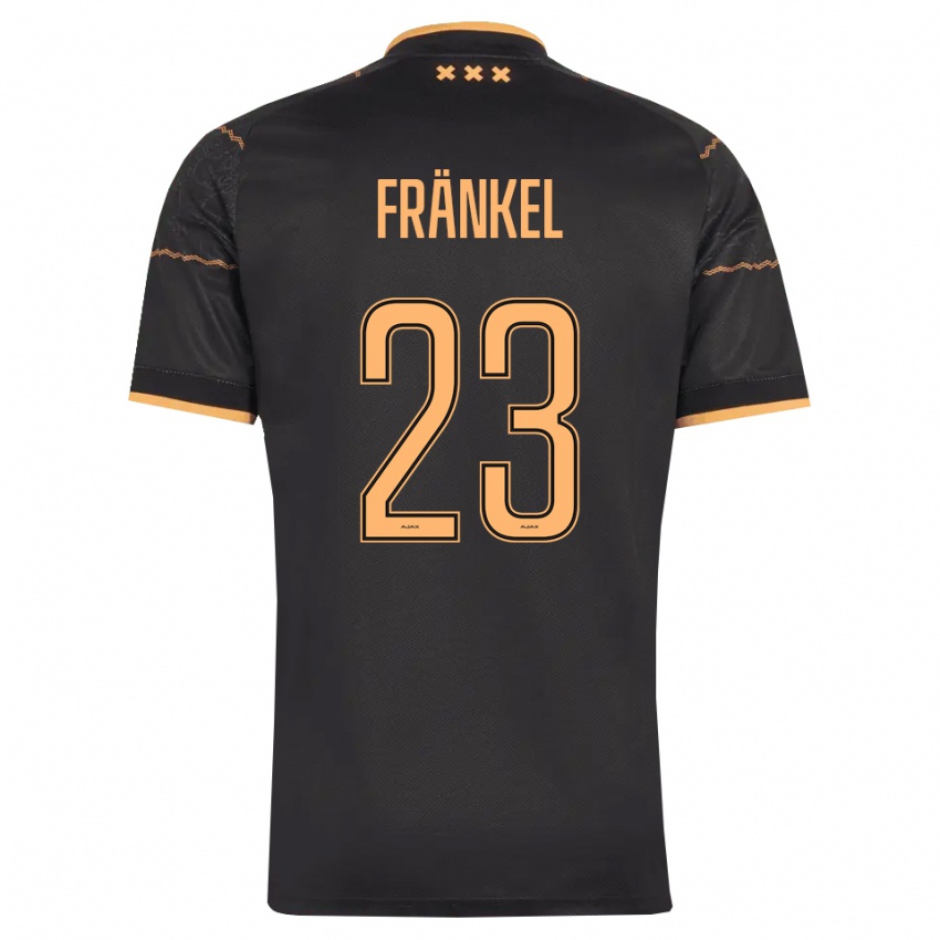 גברים Leroy Fränkel #23 שחור כתום הרחק ג'רזי 2026/27 חולצה קצרה