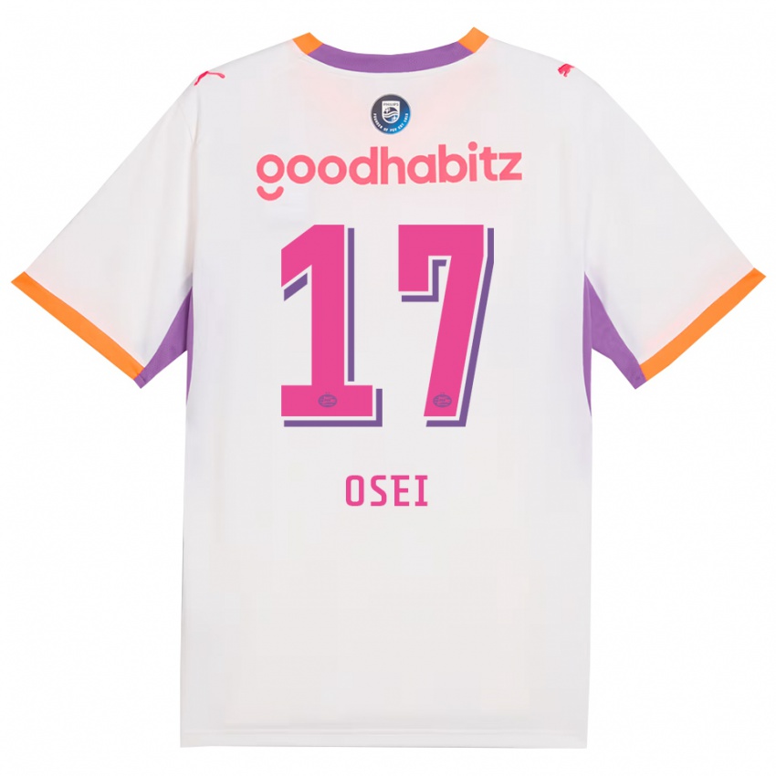 גברים Micaiah Osei #17 לבן סגול כתום הרחק ג'רזי 2026/27 חולצה קצרה