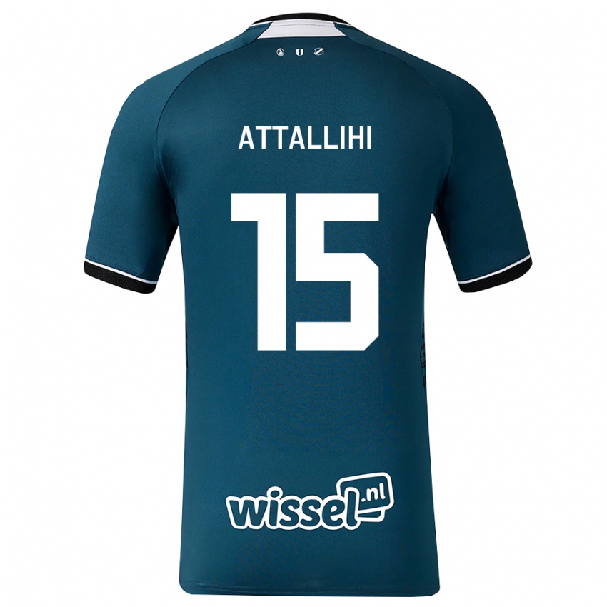 גברים Adam Attallihi #15 אפור כהה לבן הרחק ג'רזי 2026/27 חולצה קצרה