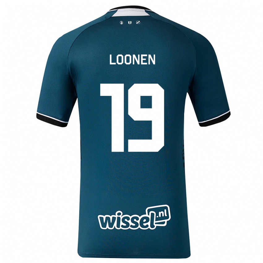 גברים Lobke Loonen #19 אפור כהה לבן הרחק ג'רזי 2026/27 חולצה קצרה