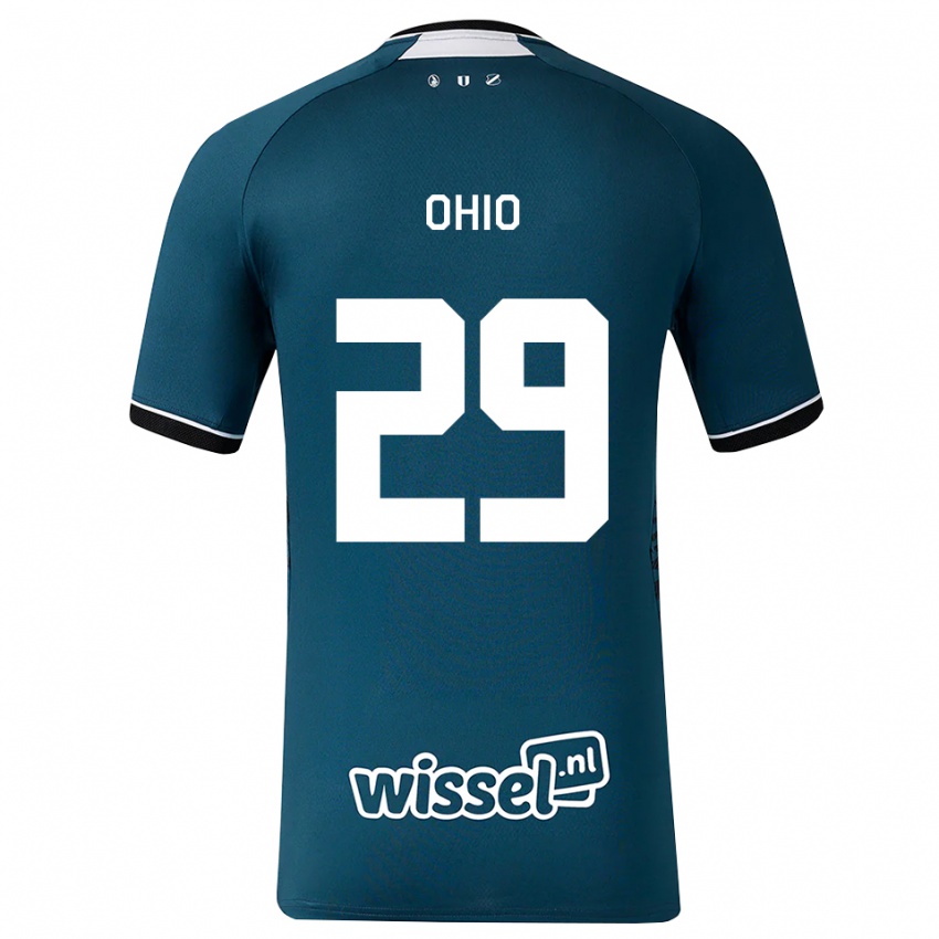 גברים Noah Ohio #29 אפור כהה לבן הרחק ג'רזי 2026/27 חולצה קצרה