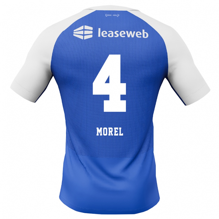 גברים Aebe Morel #4 כחול דודוד אדום לבן הרחק ג'רזי 2026/27 חולצה קצרה