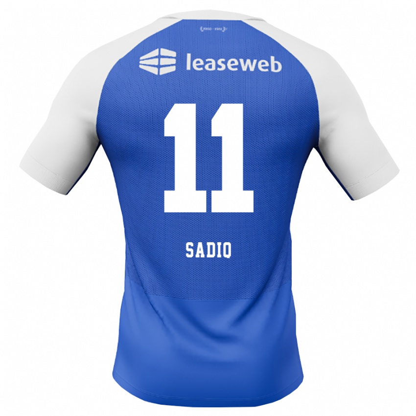 גברים אבראהים סדיק #11 כחול דודוד אדום לבן הרחק ג'רזי 2026/27 חולצה קצרה