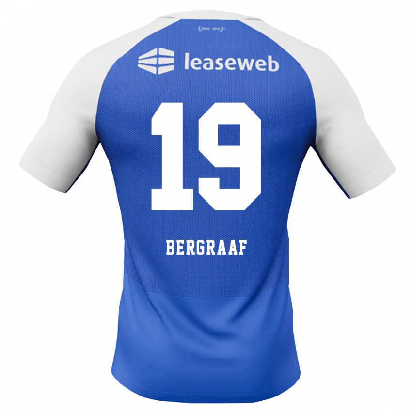 גברים Jerolldino Bergraaf #19 כחול דודוד אדום לבן הרחק ג'רזי 2026/27 חולצה קצרה