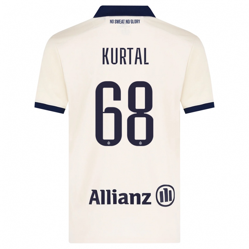 גברים Utku Kurtal #68 בז' שחור הרחק ג'רזי 2026/27 חולצה קצרה