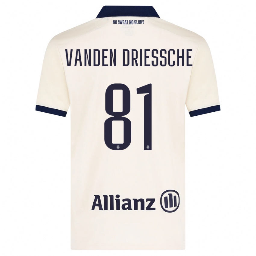 גברים Argus Vanden Driessche #81 בז' שחור הרחק ג'רזי 2026/27 חולצה קצרה