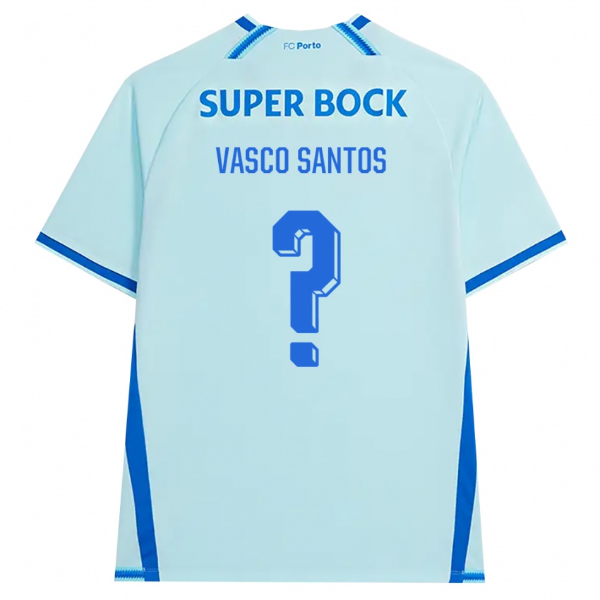 גברים Vasco Santos #0 ציאן בהיר כחול ג'רזי קיט שלישי 2026/27 חולצה קצרה