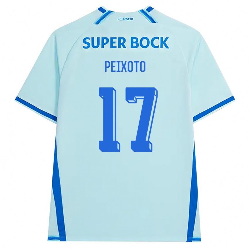 גברים Tommy Peixoto #17 ציאן בהיר כחול ג'רזי קיט שלישי 2026/27 חולצה קצרה