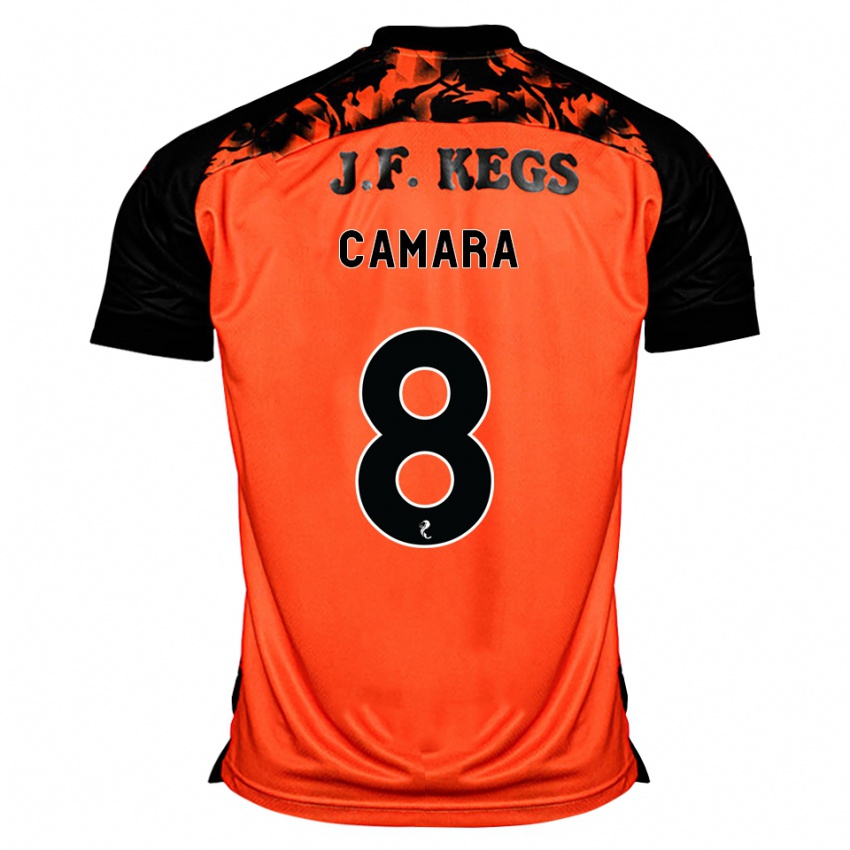 נשים פאנוצ'ה קאמארה #8 כתום שחור לבן ג'רזי ביתית 2026/27 חולצה קצרה