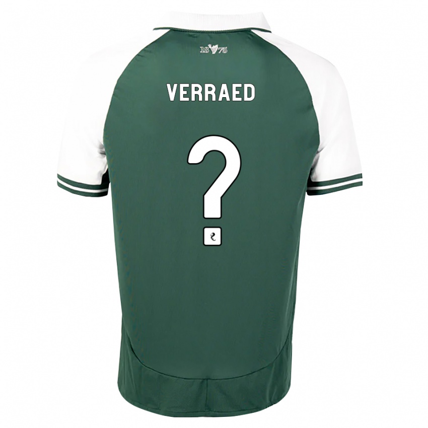 נשים Henry Verraed #0 ירוק ים לבן ג'רזי ביתית 2026/27 חולצה קצרה