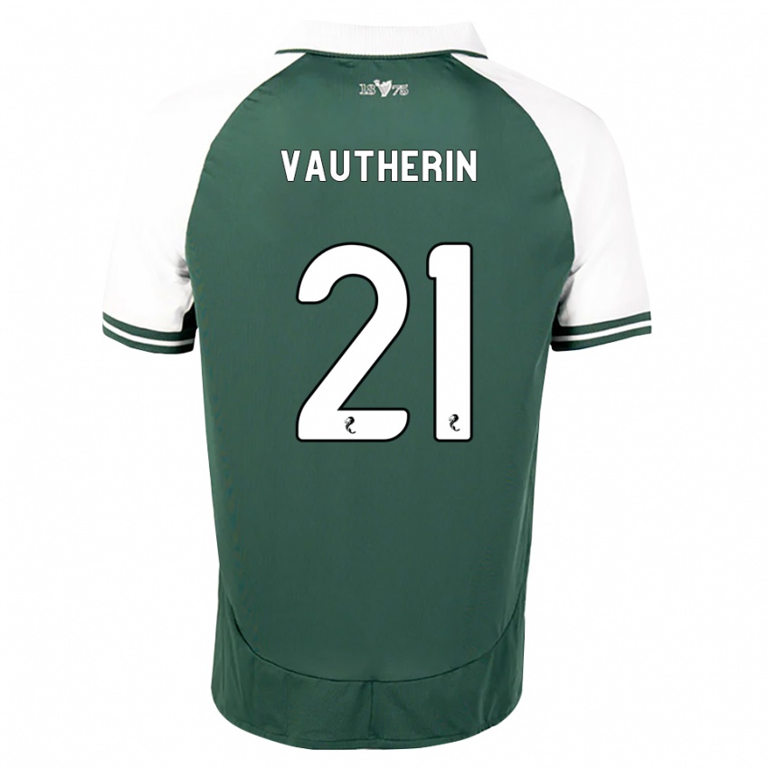 נשים Sam Vautherin #21 ירוק ים לבן ג'רזי ביתית 2026/27 חולצה קצרה