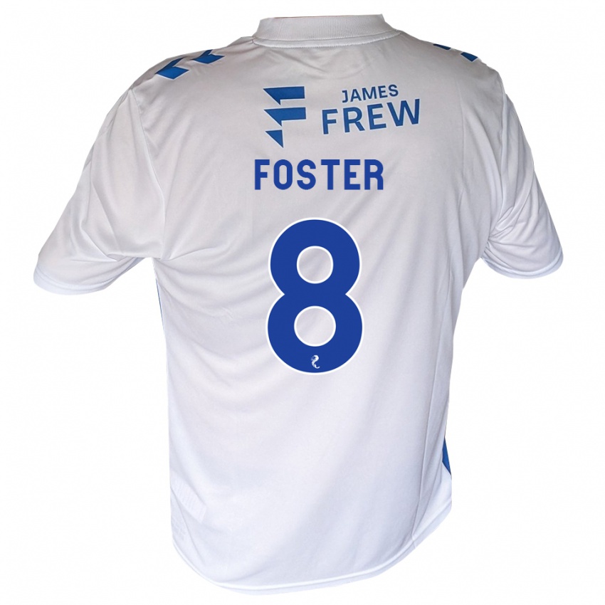 נשים Logan Foster #8 כחול מלכותי לבן ג'רזי ביתית 2026/27 חולצה קצרה