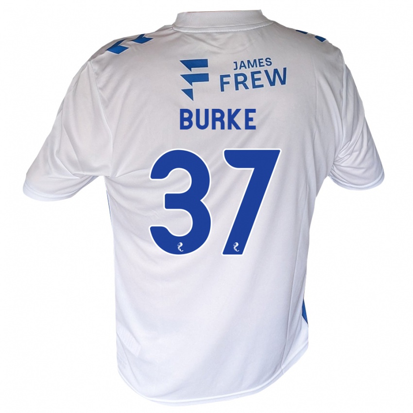 נשים Cole Burke #37 כחול מלכותי לבן ג'רזי ביתית 2026/27 חולצה קצרה
