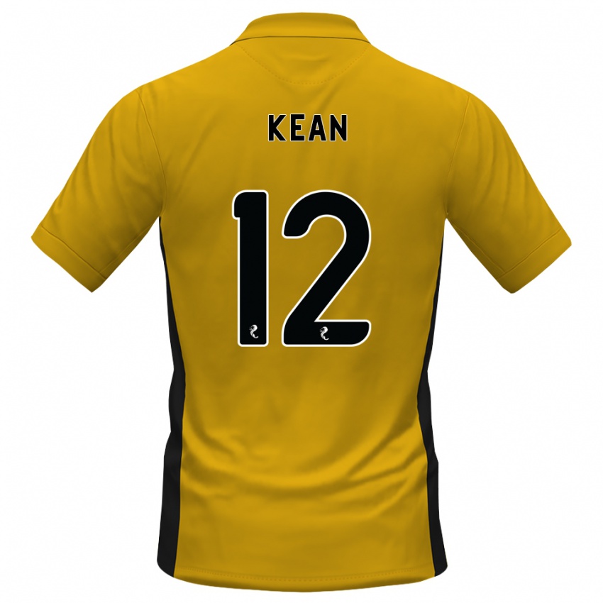 נשים Chloe Kean #12 כתום שחור ג'רזי ביתית 2026/27 חולצה קצרה