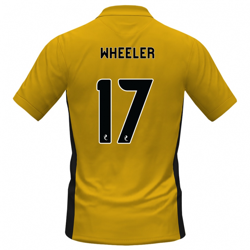 נשים Jessica Wheeler #17 כתום שחור ג'רזי ביתית 2026/27 חולצה קצרה