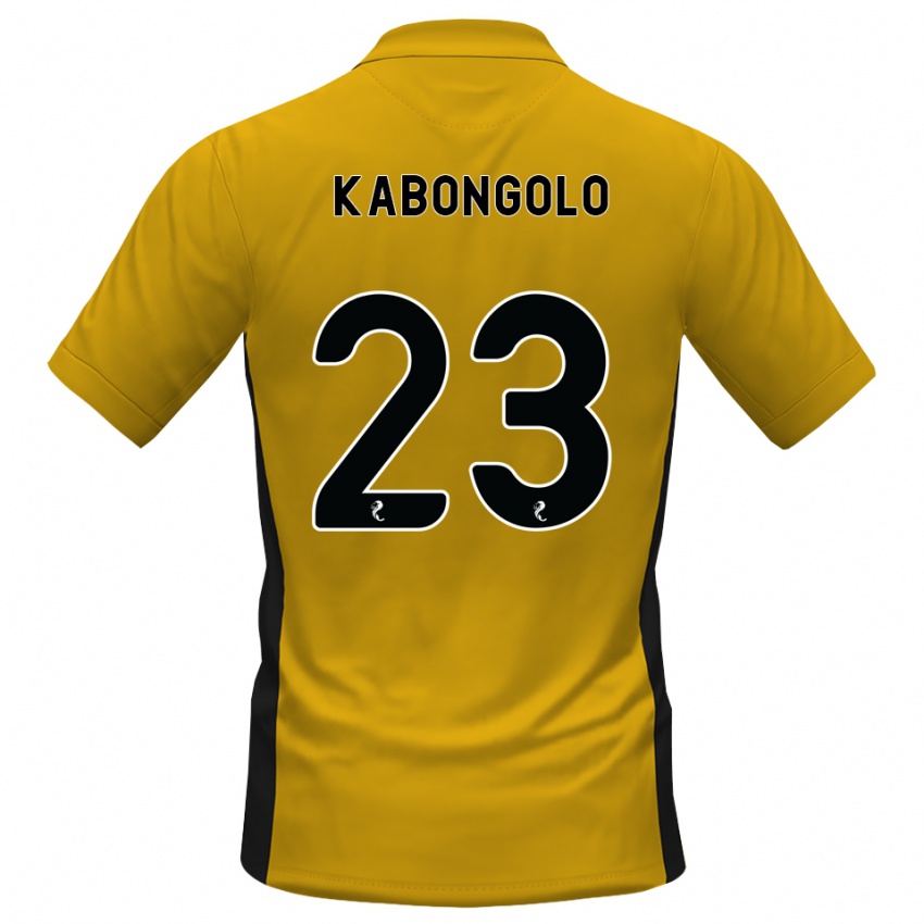 נשים Brooklyn Kabongolo #23 כתום שחור ג'רזי ביתית 2026/27 חולצה קצרה