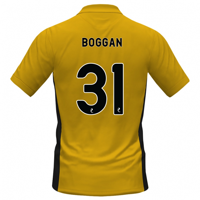 נשים Joe Boggan #31 כתום שחור ג'רזי ביתית 2026/27 חולצה קצרה