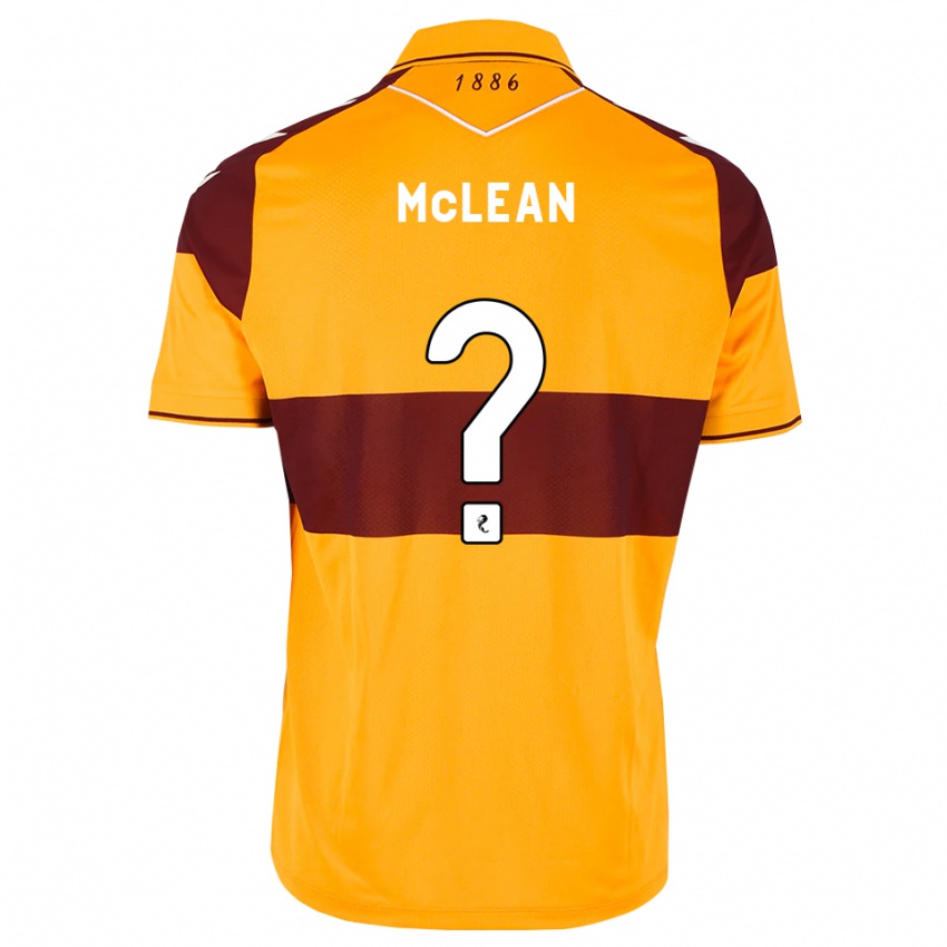 נשים Harry Mclean #0 בורדו כתום ג'רזי ביתית 2026/27 חולצה קצרה
