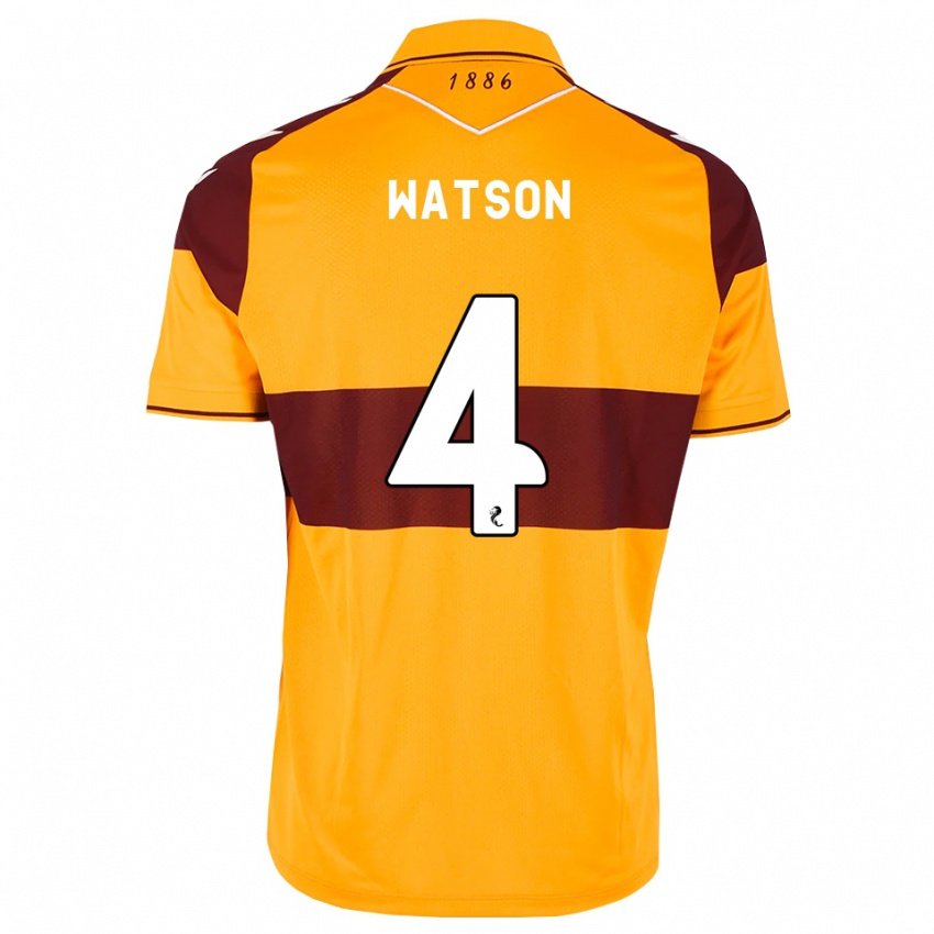 נשים Chelsie Watson #4 בורדו כתום ג'רזי ביתית 2026/27 חולצה קצרה