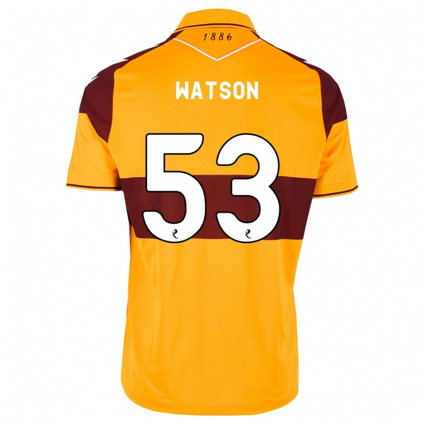 נשים Blane Watson #53 בורדו כתום ג'רזי ביתית 2026/27 חולצה קצרה