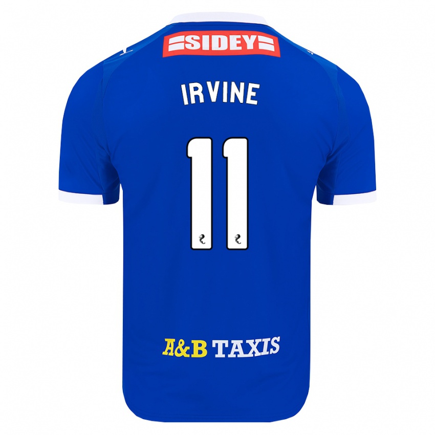נשים Niamh Irvine #11 כחול אדום צהוב ג'רזי ביתית 2026/27 חולצה קצרה