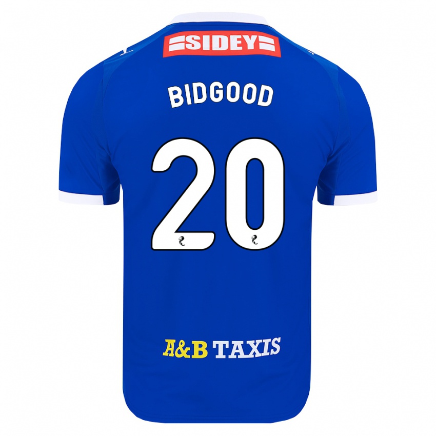 נשים Aoife Bidgood #20 כחול אדום צהוב ג'רזי ביתית 2026/27 חולצה קצרה