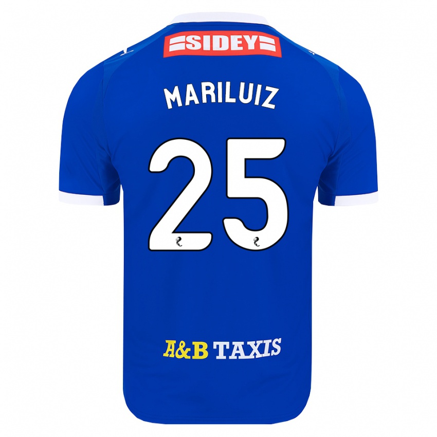 נשים Mariluiz Sanchez #25 כחול אדום צהוב ג'רזי ביתית 2026/27 חולצה קצרה