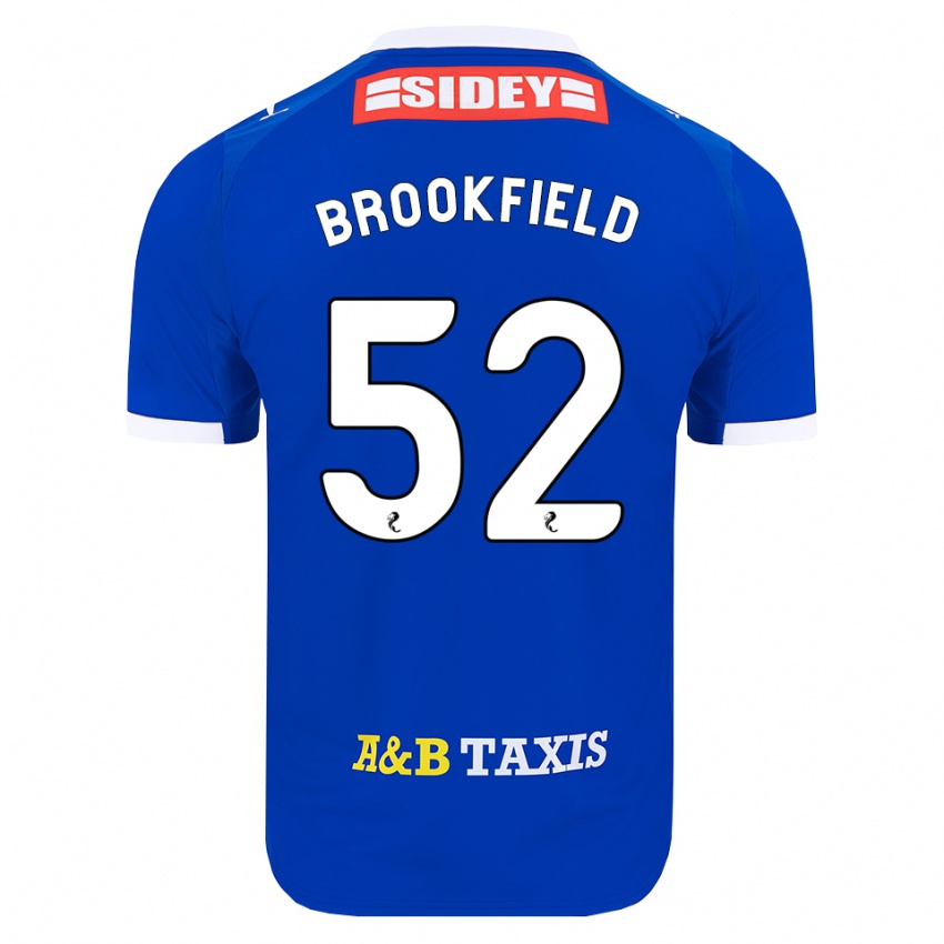 נשים Arran Brookfield #52 כחול אדום צהוב ג'רזי ביתית 2026/27 חולצה קצרה
