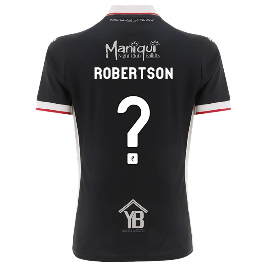 נשים Erin Robertson #0 שחור לבן אדום ג'רזי ביתית 2026/27 חולצה קצרה