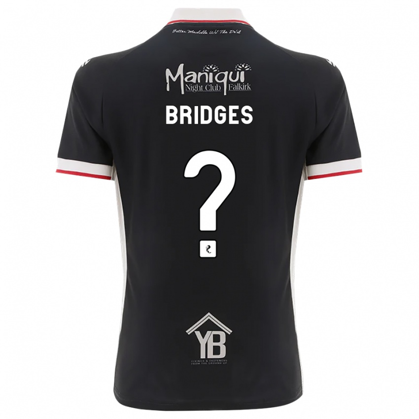 נשים Iona Bridges #0 שחור לבן אדום ג'רזי ביתית 2026/27 חולצה קצרה