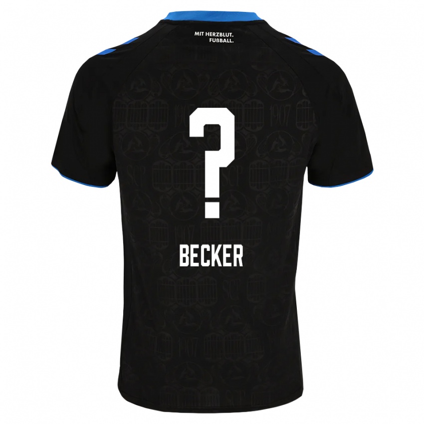 נשים Georg Becker #0 שחור לבן אדום ג'רזי ביתית 2026/27 חולצה קצרה